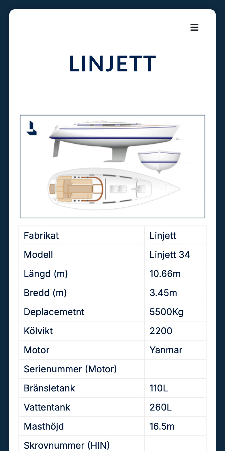 Screenshot: Linjett