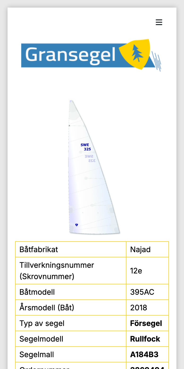 Screenshot: Gransegel