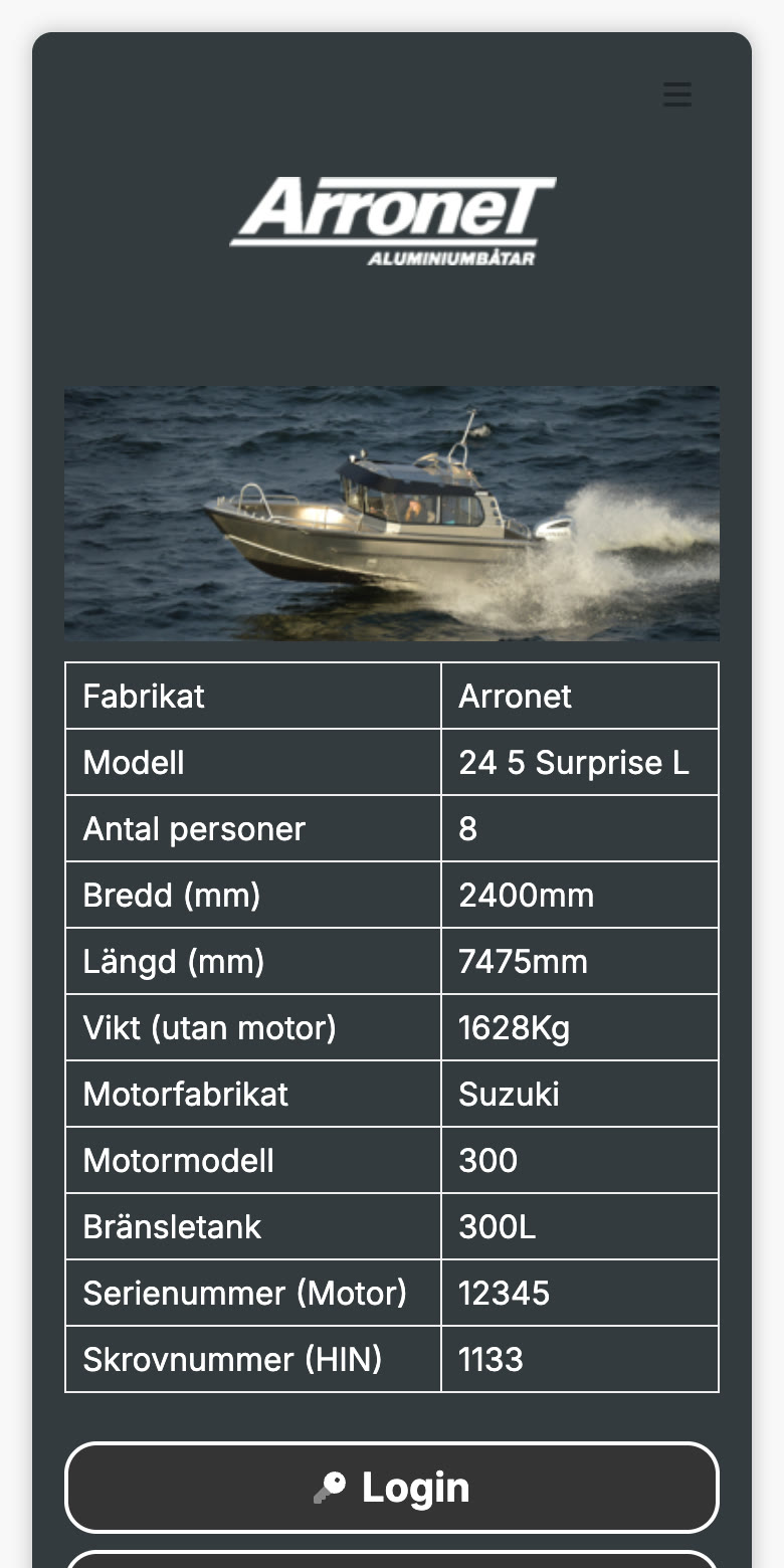 Screenshot: Arronet