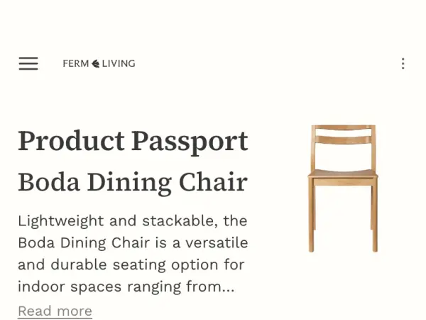 Screenshot: Ferm Living