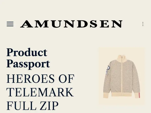 Screenshot: Amundsen Sports