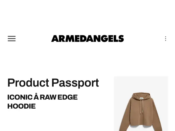 Screenshot: ARMEDANGELS