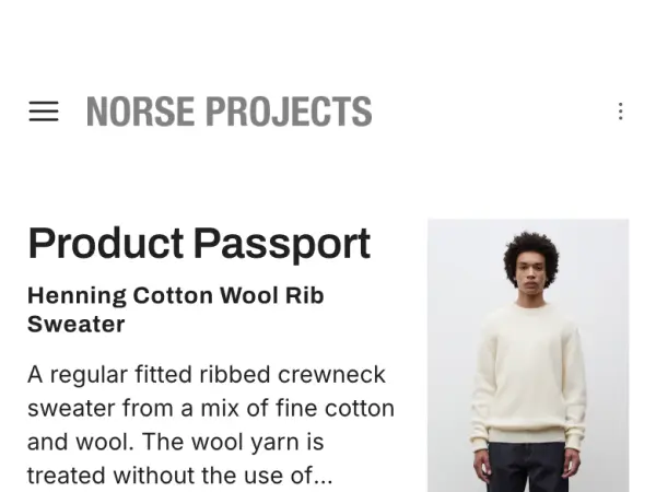 Screenshot: Norse Projects